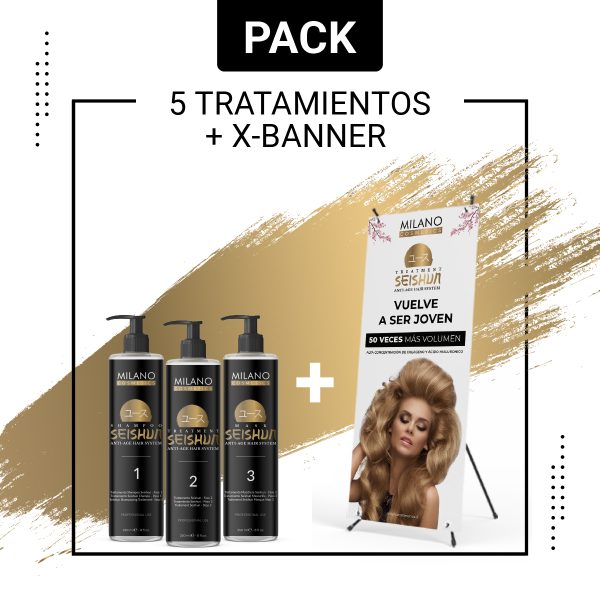 Package of 5 Seishun treatments + X-Banner