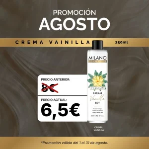 Promoción agosto Crema Vainilla