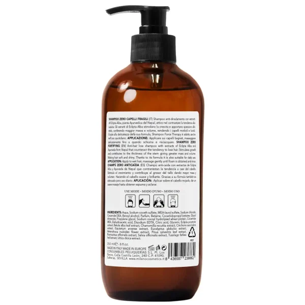 SHAMPOOING ZÉRO ANTI-CHUTE 250ml – Image 2