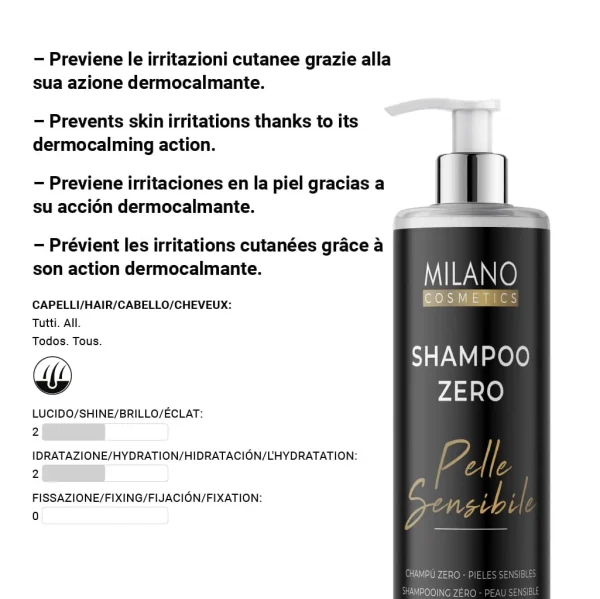 Shampoo Zero - Pieles sensibles 250ml - Imagen 4