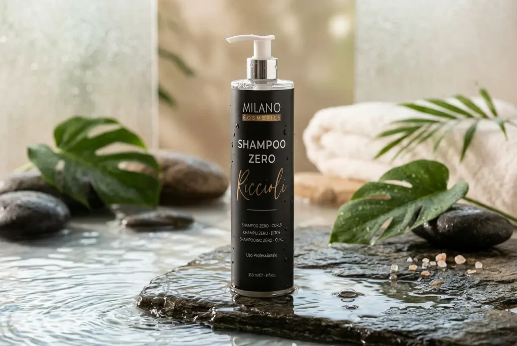 champú para cabello rizado shampoo zero milano cosmetics