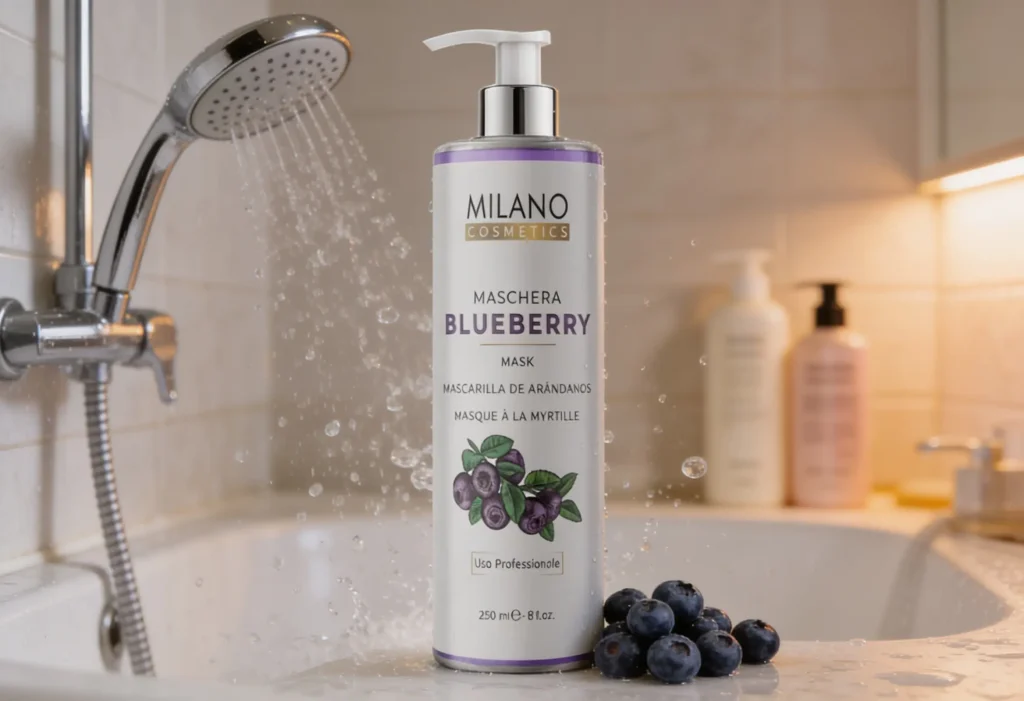 mascarilla de arándanos milano cosmetics tratamiento capilar