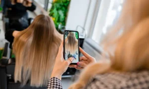 resultado de cabello antes y después en peluquería