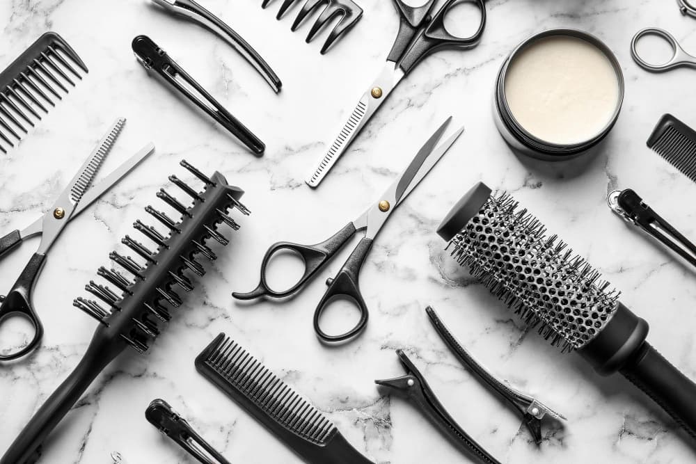 Herramientas y productos profesionales de peluquería para negocios de cosmética