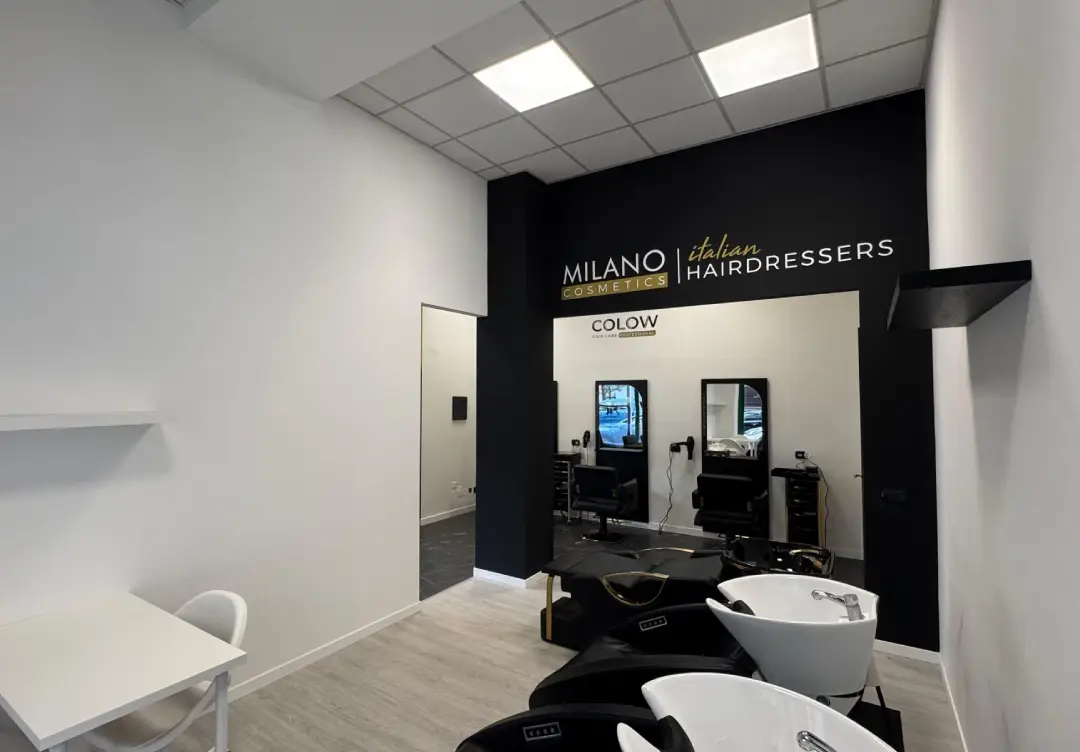 Salón de peluquería en Milán Italia