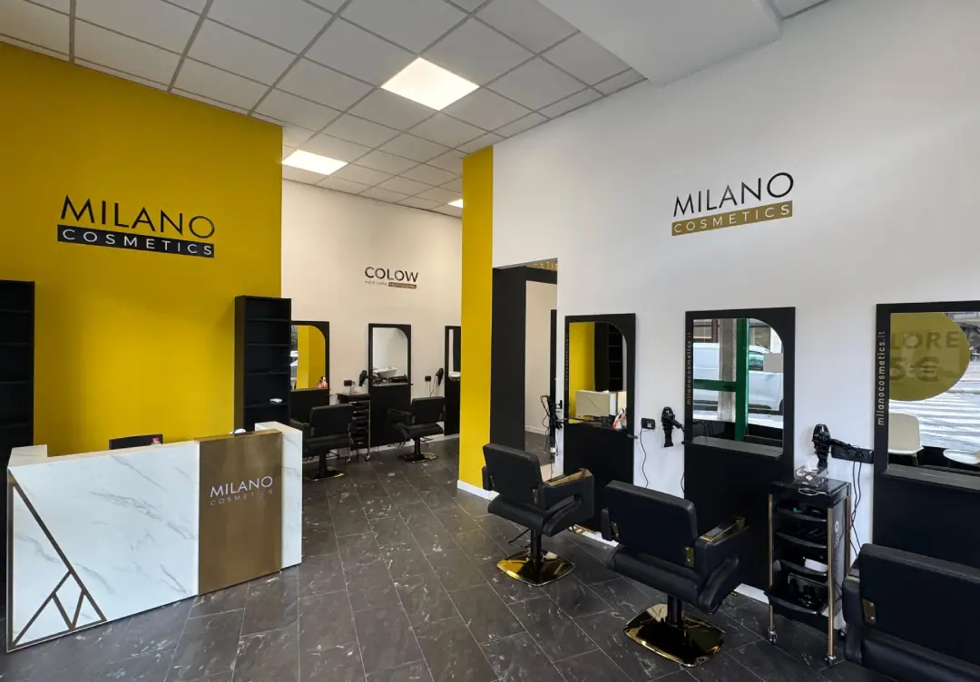 Salón de peluquería en Milán Italia